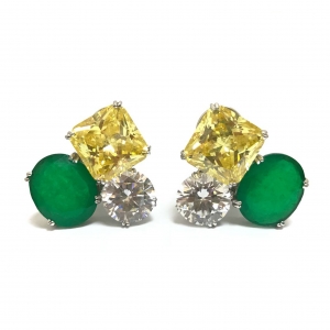 Citrin Set 10 Earrings